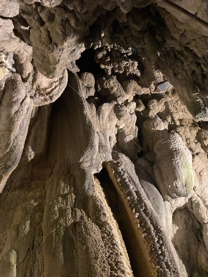 Particolare delle Grotte di Rescia